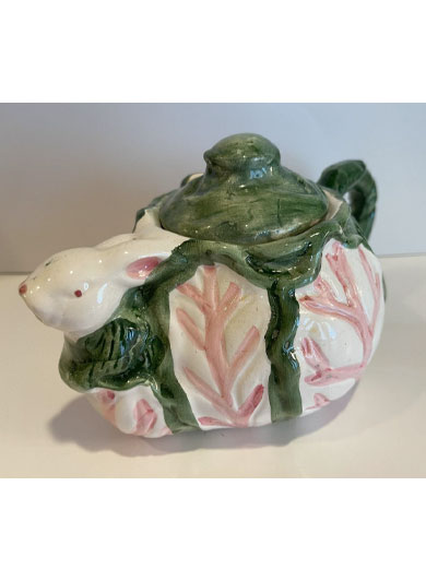 Albert E Cabbage Rabbit Teapot