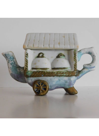 Bazaars Food Cart Display Teapot