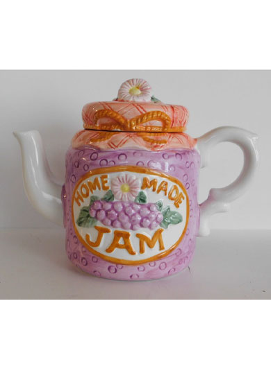 Ceramic Home-Made Jam Jar Teapot