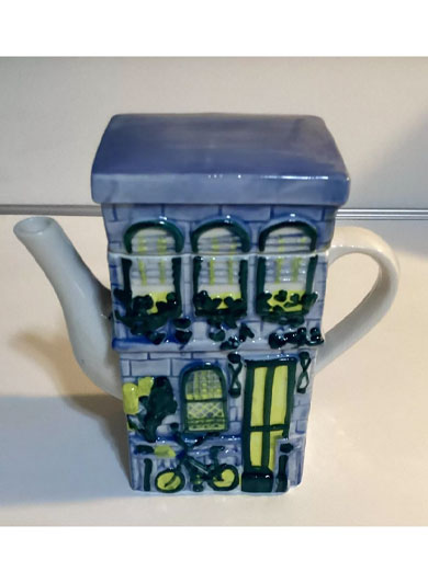 Ceramic House Teapot