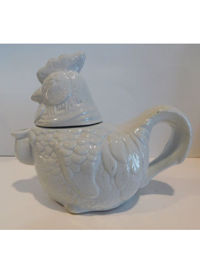 Cordon Bleu Chicken Ceramic Teapot