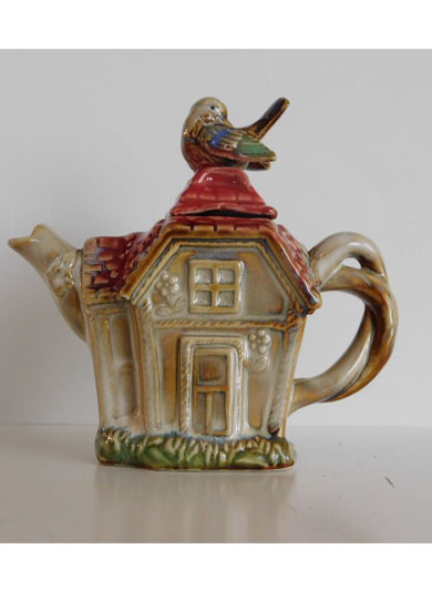House with Bird Teapot