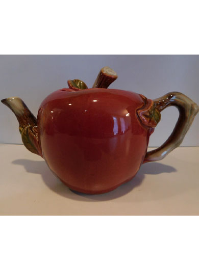 Red Apple Teapot